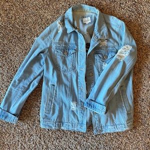 Distressed Jean Jacket